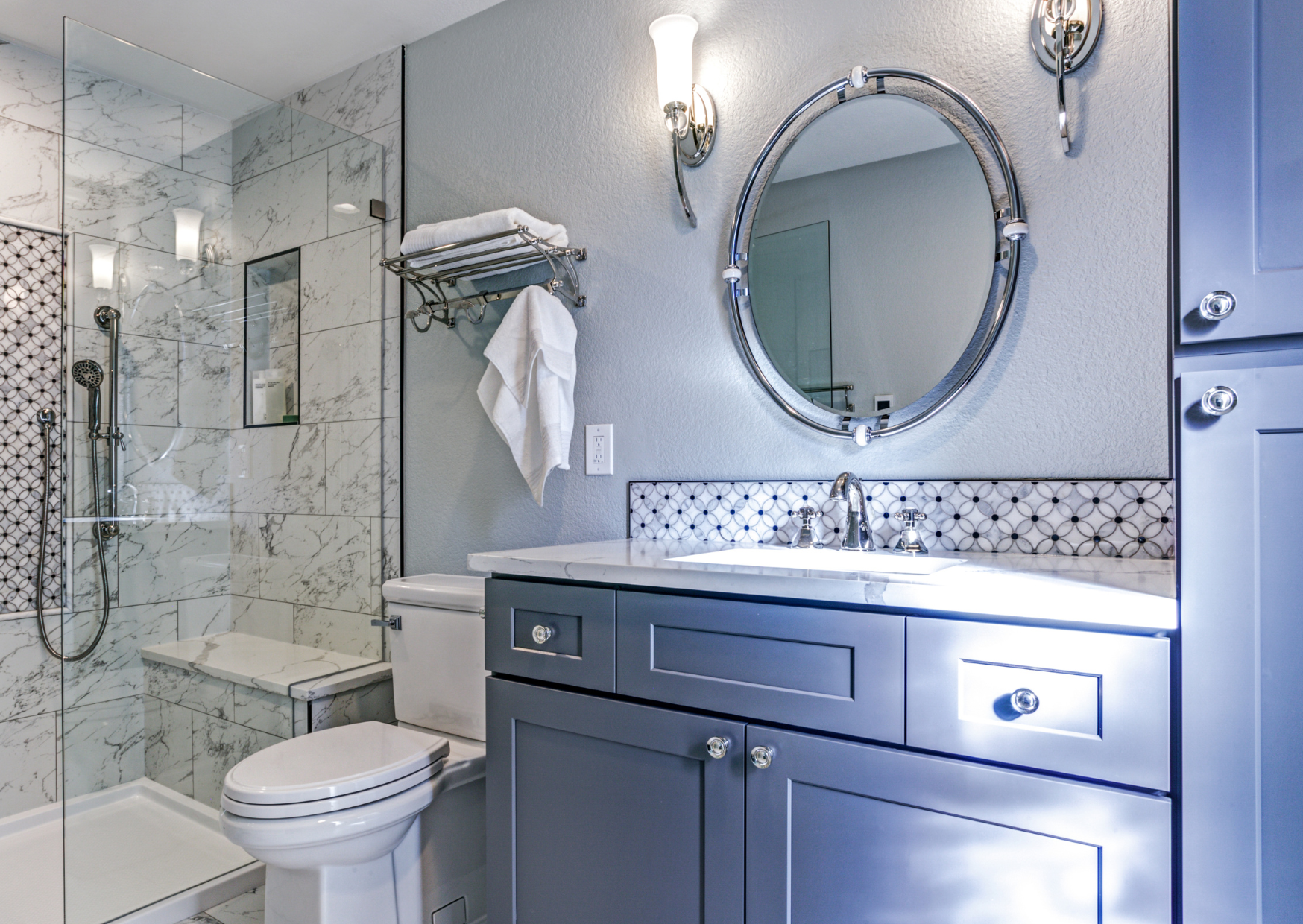Luxury shower room installation in Stretford — Heat Pro Services